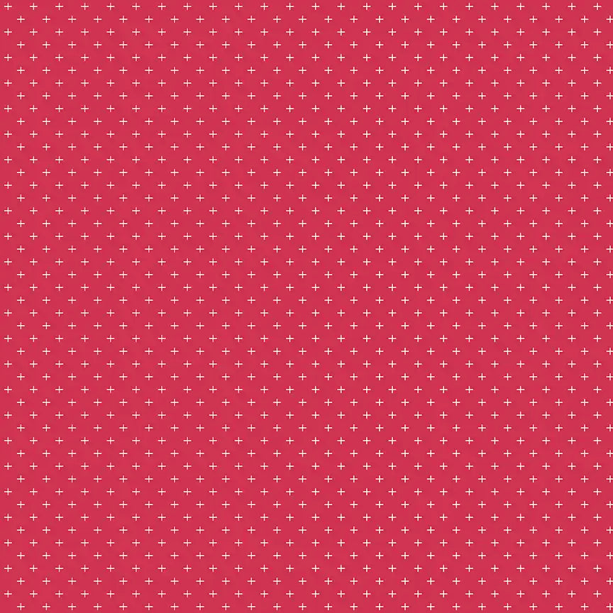 XOXO Pillow Sewing Project Kit - Red & Cream