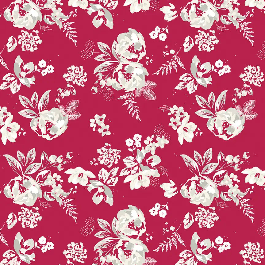 XOXO Pillow Sewing Supply Pack - Red & Cream