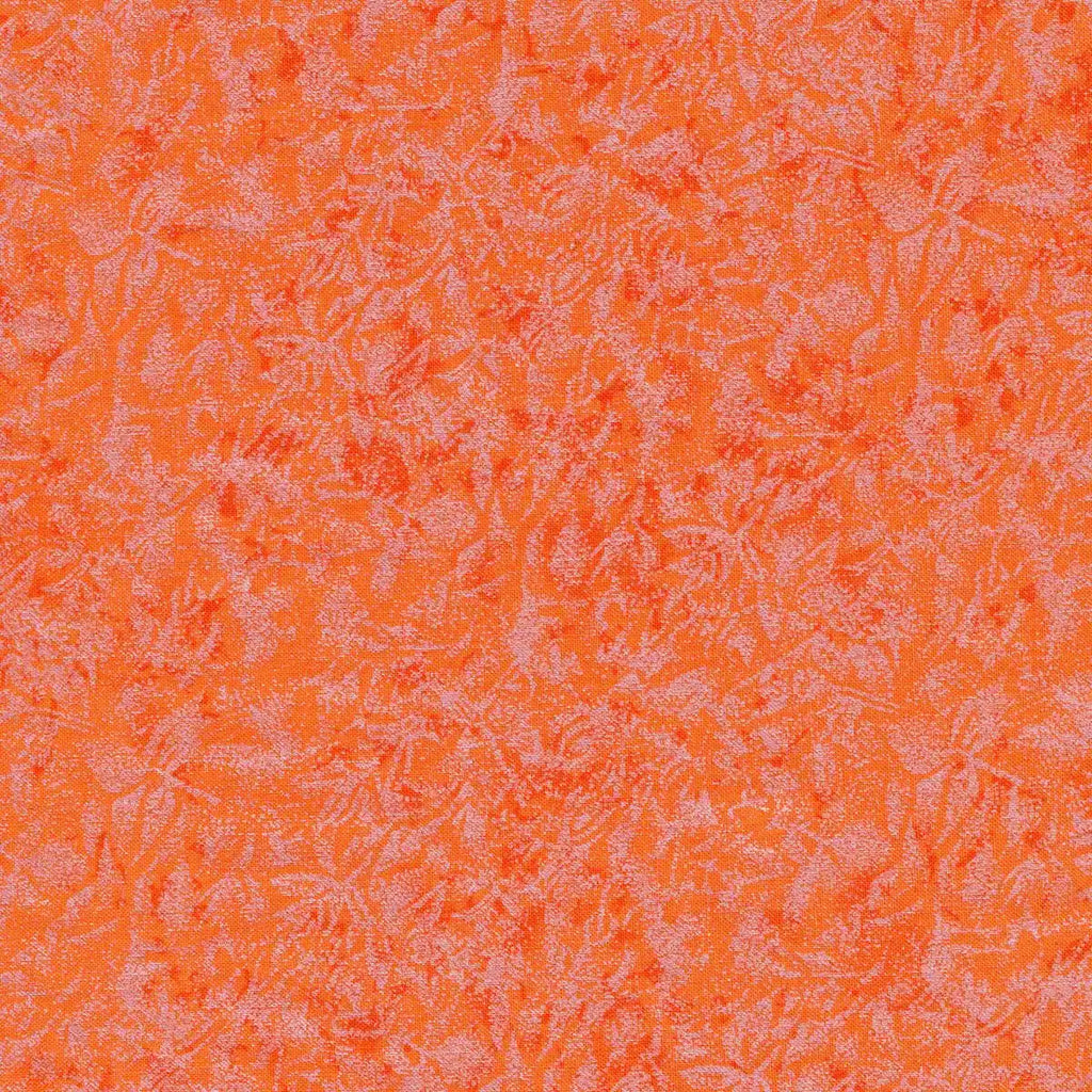 Orange sparkle fabric texture with a subtle pattern