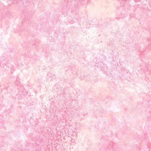 Pink and white marbled patterned fabric swatch
